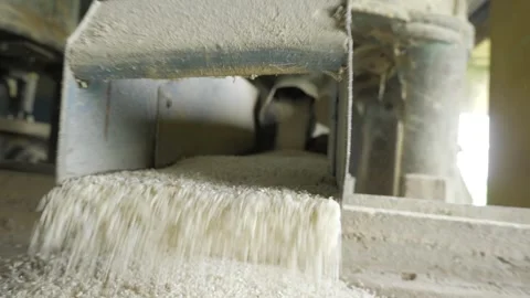 Efficient Rice Mill Operations - Expert Quality Control Stock Footage 320936920