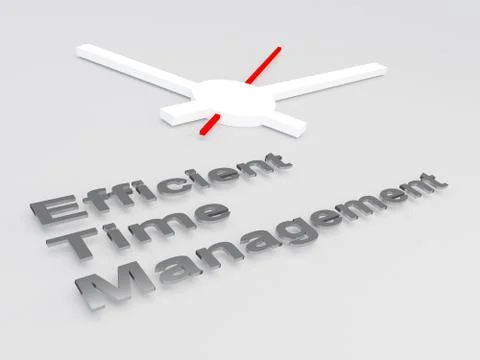 Efficient Time Management concept イラスト素材