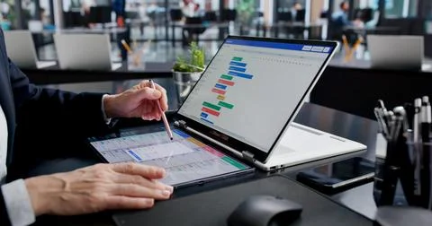 Efficiently Schedule And Manage Projects With Automated Project Management So Stock Photos
