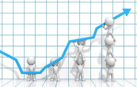 Effort and Result. Stock Illustration