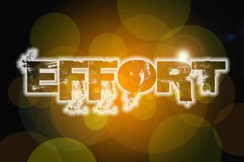 Effort concept Stock Illustration