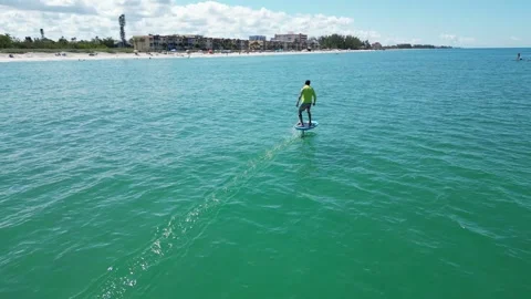 Efoil boards Video stock 246087802