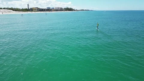 EFoil Electric Surfboard Video stock 246087799