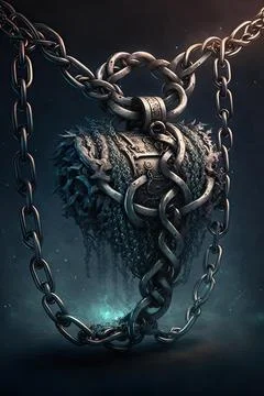 Efreeti chain Stock Illustration