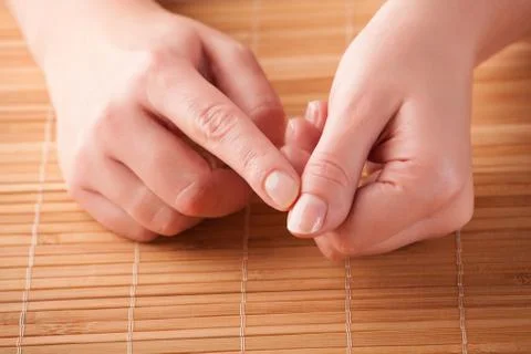 Eft tapping points Stock Photos