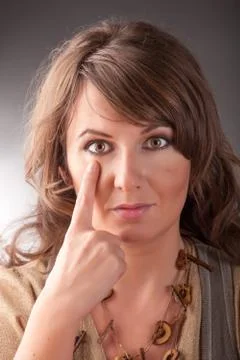 Eft tapping points Stock Photos