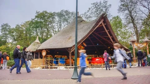 Efteling Canibale carossel  Video stock 61644859