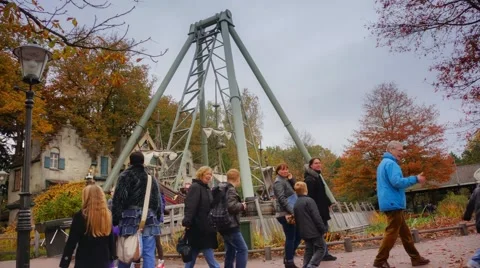 Efteling Halve Maen 스톡 동영상 61645236