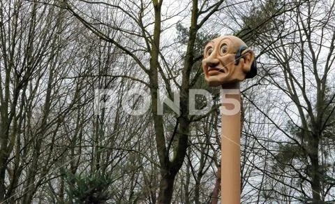 Efteling, Themepark in The Netherlands, Fairytale Forest, Longneck john Stock Photos