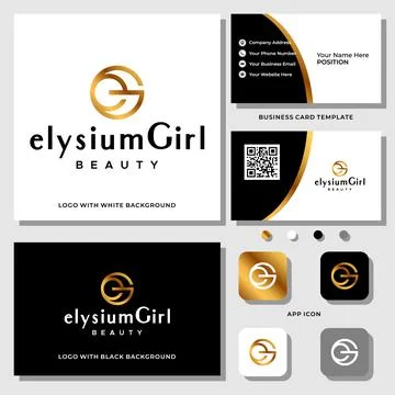EG logo design Stock Illustration