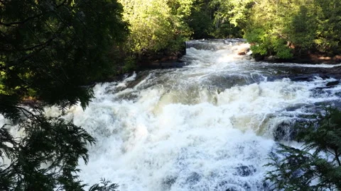 Egan Chutes Provincial Park Waterfalls | Stock Video | Pond5