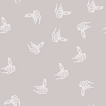Egg add line seamless pattern Stock Illustration