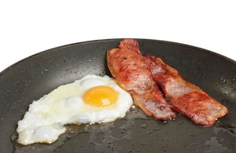 Egg and bacon Stock Photos