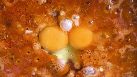 Egg and canned fish Vídeo Stock 339818119