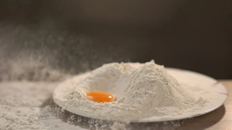 Egg and Flour Video stock 62454361