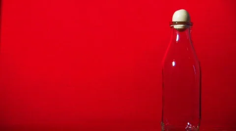 EGG AND MILK BOTTLE Stock Footage 327742