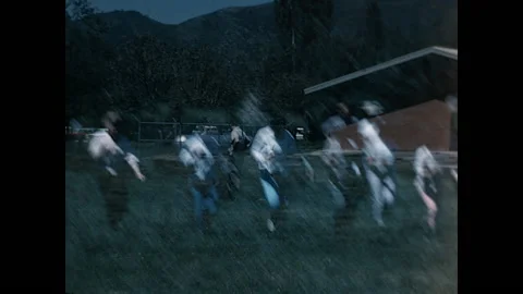 Egg and Spoon Race 1968 Stock Footage 220429280