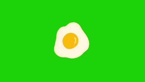 Egg animation on chroma key background 库存影片 332997344