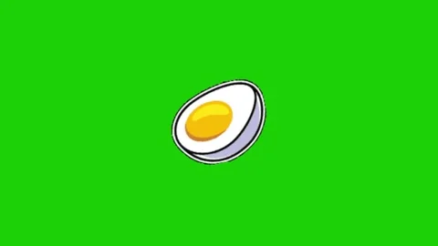 Egg animation on chroma key background 스톡 동영상 332997356