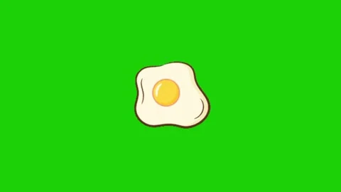 Egg animation on chroma key background 動画素材 332997377