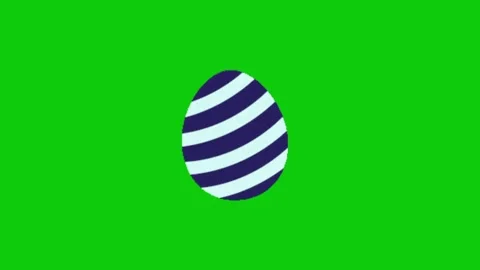Egg animation on green screen 库存影片 331967141