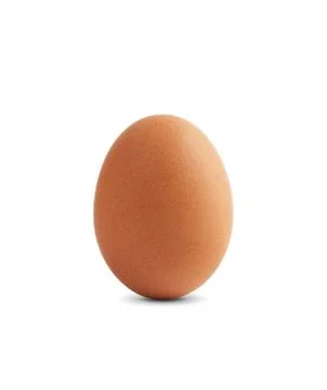 Egg are isolated on the white Stock Photos