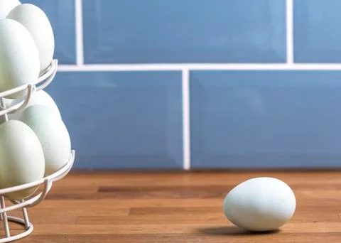 Egg background text overlay Foto stock