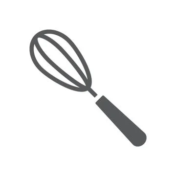 Egg beater glyph icon, kitchen and cooking Stock Illustration