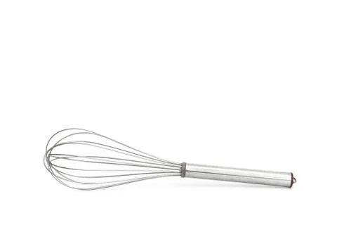 Egg beater over white background Stock Photos