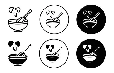 Egg beating icon Stock Illustration