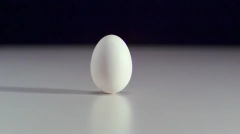 An egg being crushed Stock Footage