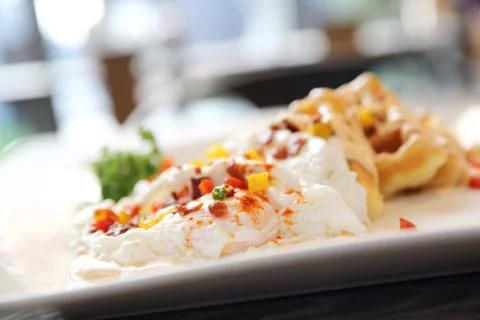 Egg benedict Stock Photos