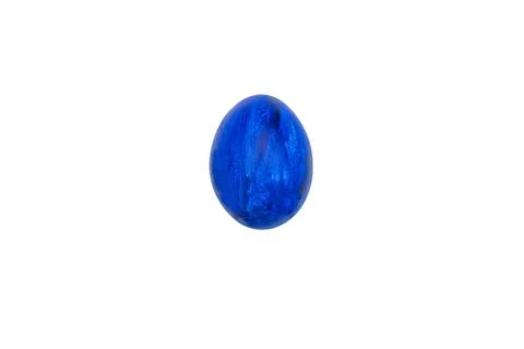 Egg blue on white background. Painted egg. Traditional symbol and decoration Foto stock