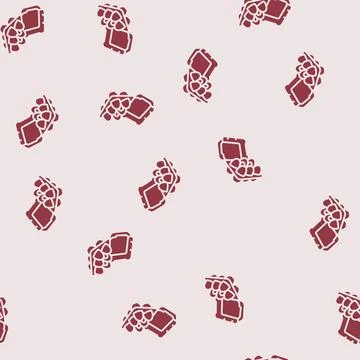 Egg box hen glyph seamless pattern Stock Illustration
