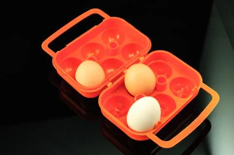 Egg box Foto stock