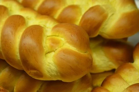 Egg Bread in Perugia 2 Stock Photos