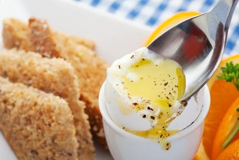 Egg breakfast Stock Photos