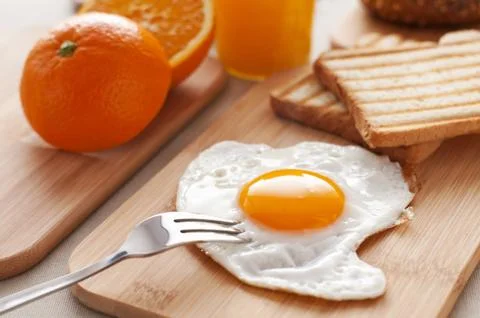 Egg for breakfast Stock Photos