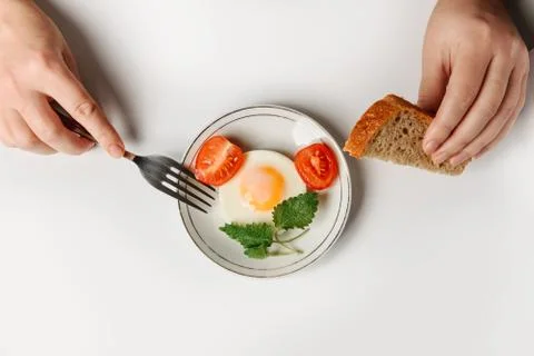 Egg breakfast Foto stock