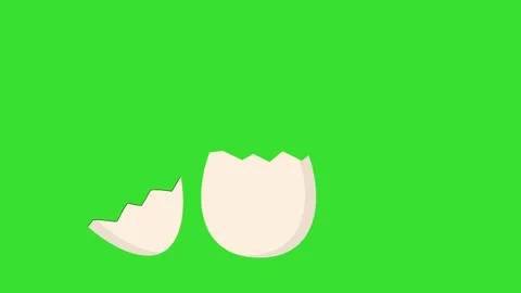 Egg Breaking and Cracking Animation. 4K Stock Footage 314757379