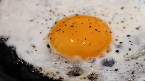 Egg-bubble-pan-1-slow Stock Footage 101583213