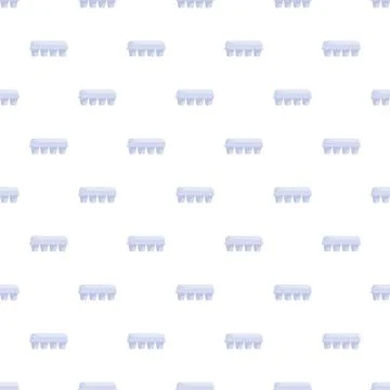 Egg carton packaging seamless pattern background Stock Illustration