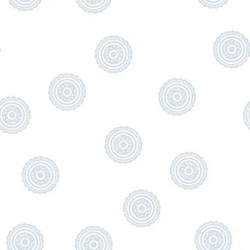 Egg cell glyph seamless pattern Stock Illustration