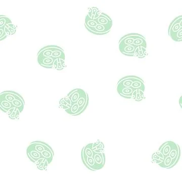 Egg cell preparation glyph seamless pattern イラスト素材