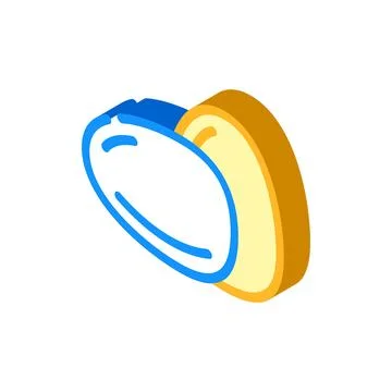 Egg chicken hen isometric icon vector illustration Stock Illustration