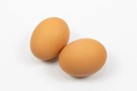 Egg chicken isolated on white background Foto stock