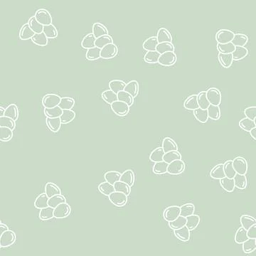 Egg chicken line seamless pattern Illustrazione stock