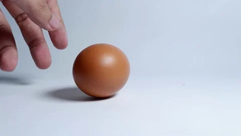 Egg chicken rolled Stock Footage 230972592