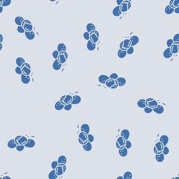 Egg chicken shell glyph seamless pattern Stock Illustration