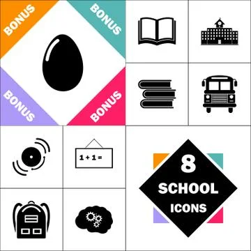 Egg computer symbol Stock Illustration